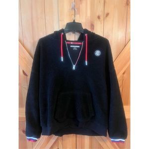 Tommy Hilfiger Sport 1/4 zip Sherpa Hoodie XL